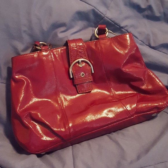 Purple Coach Purse - Picture 1 of 8